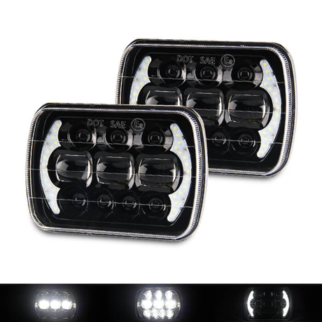 5X7 Angel Eyes Project Headlight JG-T004