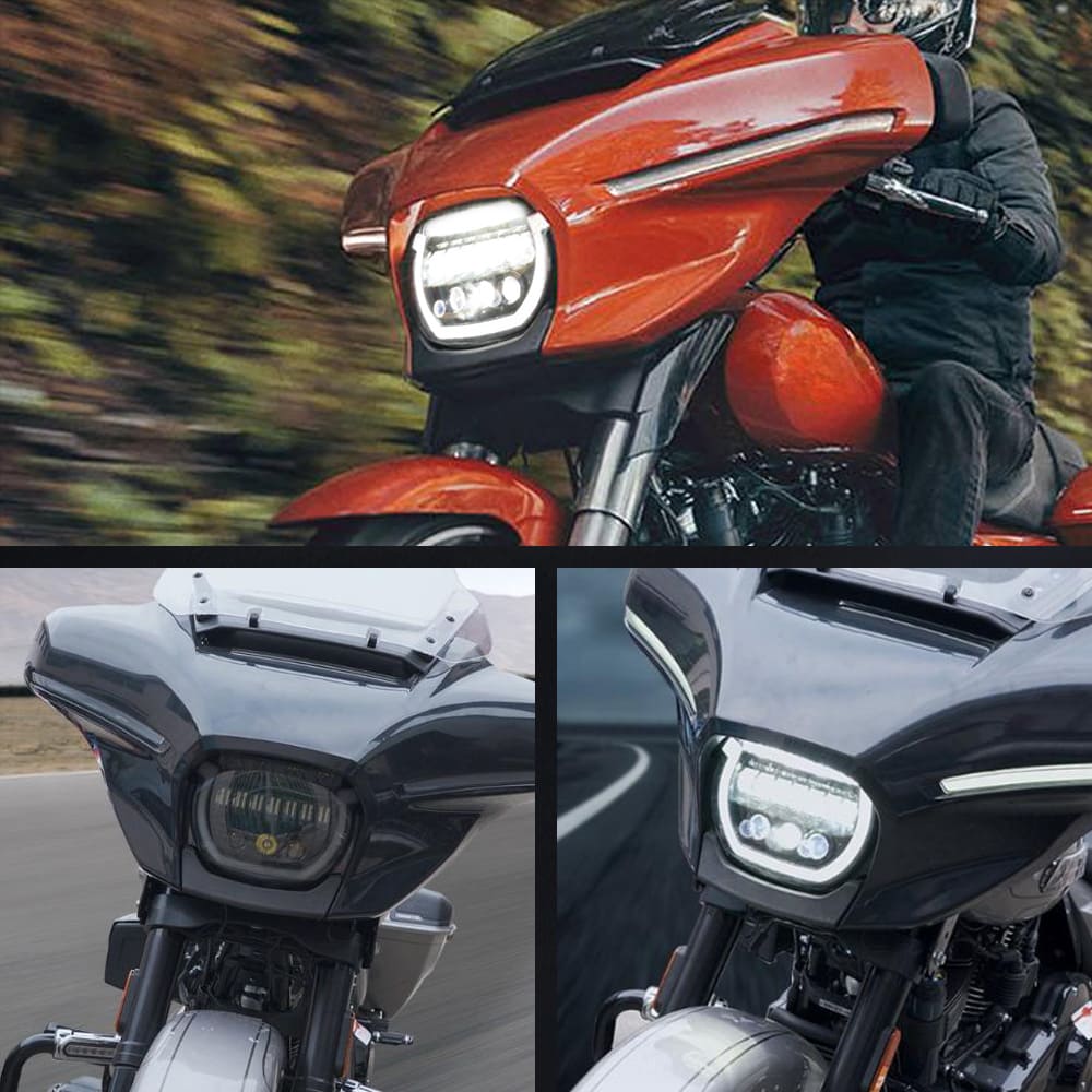 Motorcycle LED Headlight High Low Beam for Harley Fat Bob FXFB 2018-2019-HL-1004
