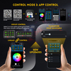 8 Gang RGB Switch Panel with APP&Remote Control-KZ-CP-8-WX-YK-APP