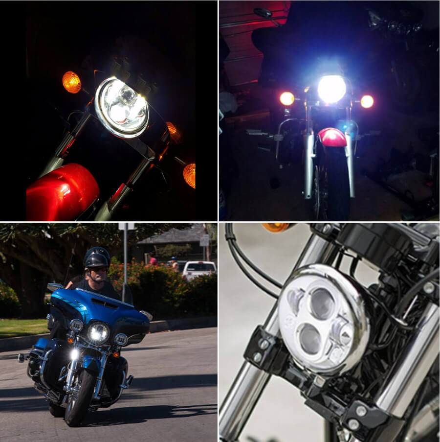 5.75 inch Porjector led Headlight for Harley Motorcycles JG-M002 application