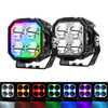 3” Side Shooter Off Road Light Pods with RGB Backlit 