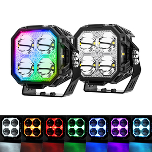 3” Side Shooter Off Road Light Pods with RGB Backlit 
