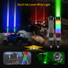 2 in 1 Fatty RGB Laser Whip Lights for UTV