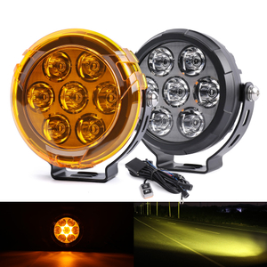 4.5 Inch Motorcycle Spotlight Amber Backlight With Complete Harness-D043-FW