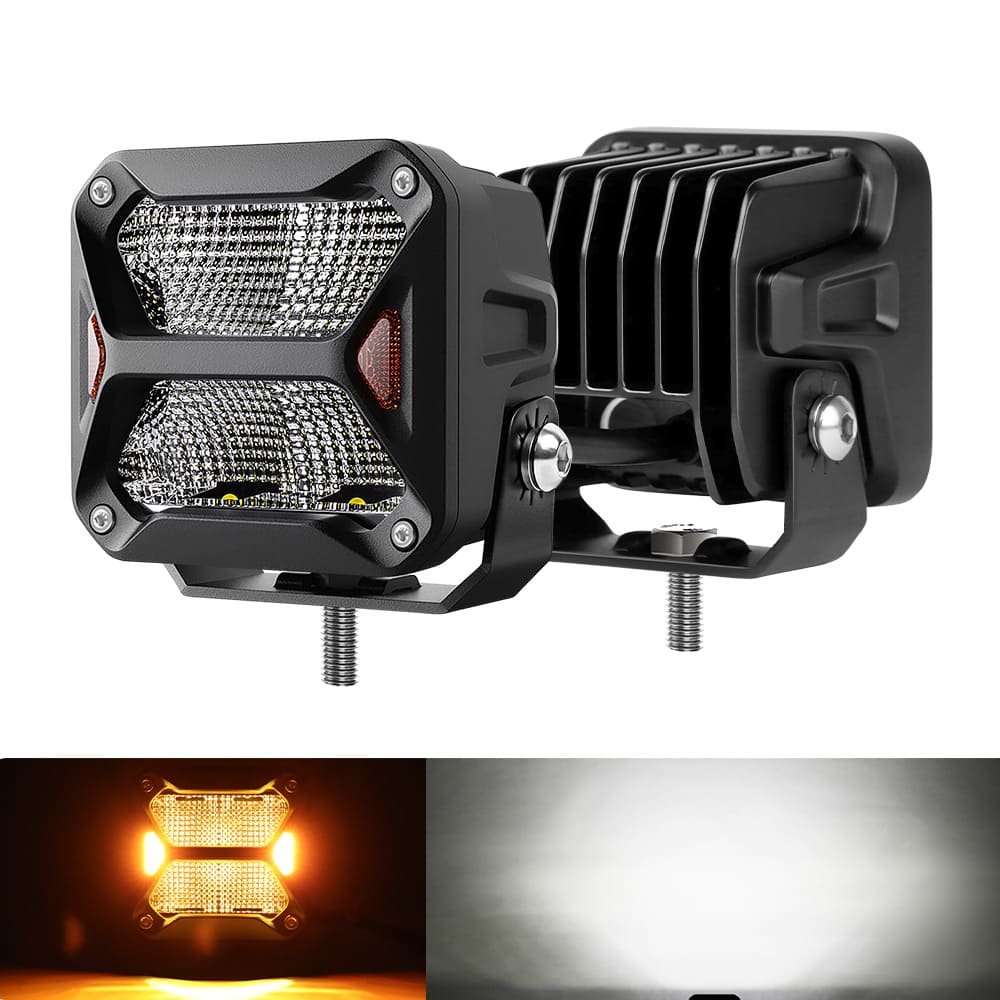 3 Inch LED Work Lamp 35W Flood Beam ECE R10 Approved-Y995-3IN-F