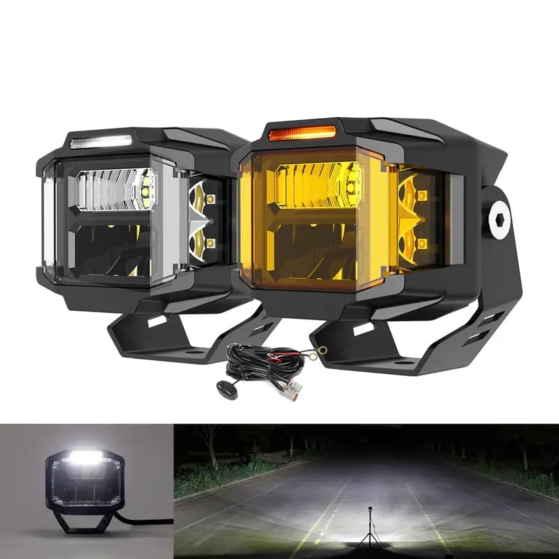  3 Inch Led Light Pods with Side Shooter for Trucks-F996DZ-3
