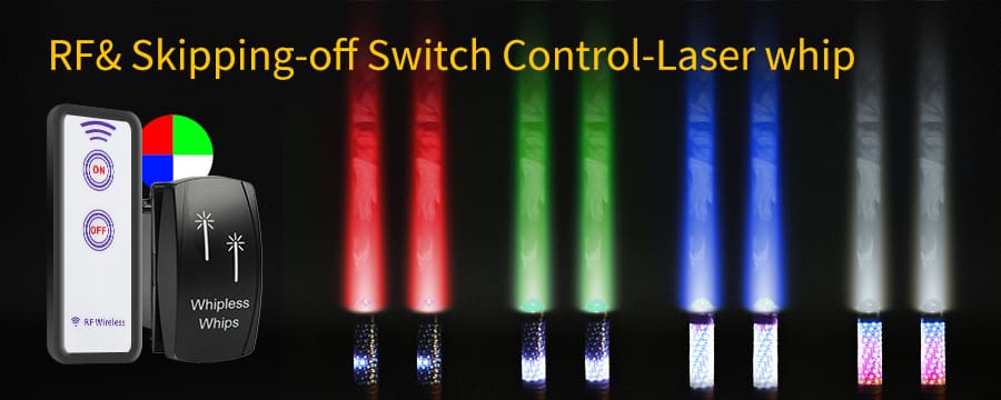 Wireless-Control-Laser-Whip-Mode-Switching