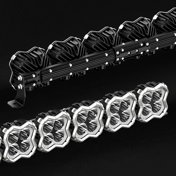 Linkable LED Light Bar with Dual-Color Dynamic DRL 