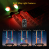 2 in 1 Fatty RGB Dual-Color Laser Whip Lights for UTV
