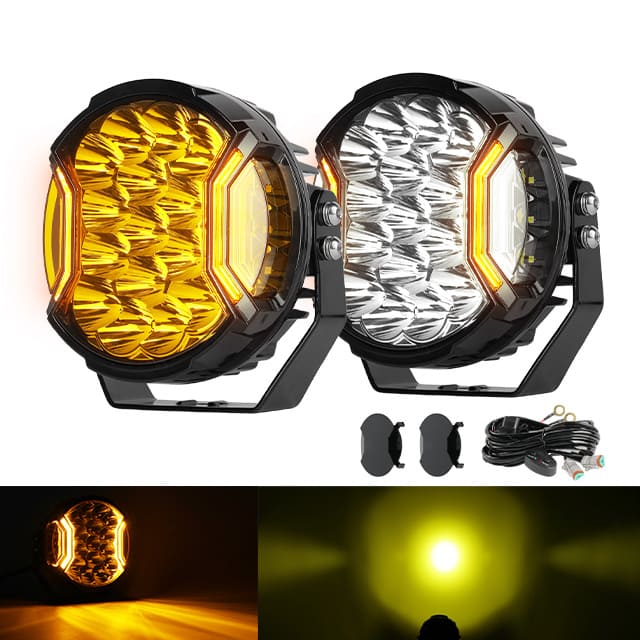 SideEye Scout 7inch Side Shooter Spot Light with Position Light 