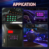 12 Gang Car Switch Panel Wholesale for 12V Vehicle and Boat-KZ-CP-12-RGB-ACC-WX-960E