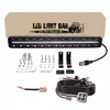 Dual Row LED Light Bar with DRL — Amber & White Beam