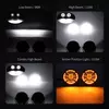 5 Inch LED Motorcycle Auxiliary Lights with Amber DRL-D051-9