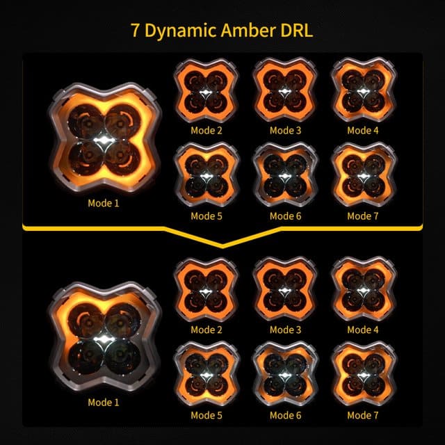 5 Inch pod light with Dynamic Chasing DRL