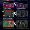 12 Gang Car Switch Panel Wholesale for 12V Vehicle and Boat-KZ-CP-12-RGB-ACC-WX-960E