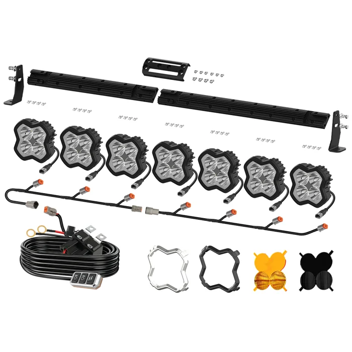 Linkable LED Light Bar with Dual-Color Dynamic DRL 