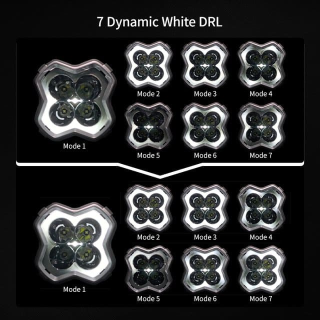 5 Inch pod light with Dynamic Chasing DRL
