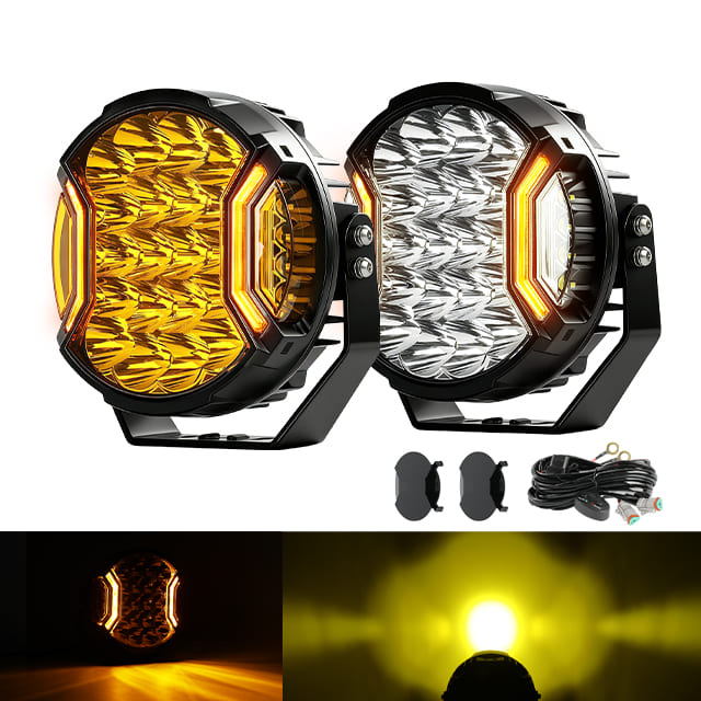 SideEye Scout 9inch Side Shooter Spot Light with Position Light