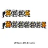 Linkable LED Light Bar with Dual-Color Dynamic DRL 