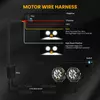 5 Inch LED Motorcycle Auxiliary Lights with Amber DRL-D051-9
