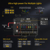 120A 6-Gang RGB Switch Panel with App Control