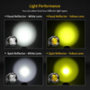 3.5 Inch LED Ditch Light with White Amber DRL