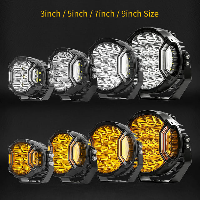 SideEye Scout 9inch Side Shooter Spot Light with Position Light