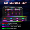 12 Gang Car Switch Panel Wholesale for 12V Vehicle and Boat-KZ-CP-12-RGB-ACC-WX-960E