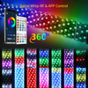 2 in 1 Fatty RGB Dual-Color Laser Whip Lights for UTV